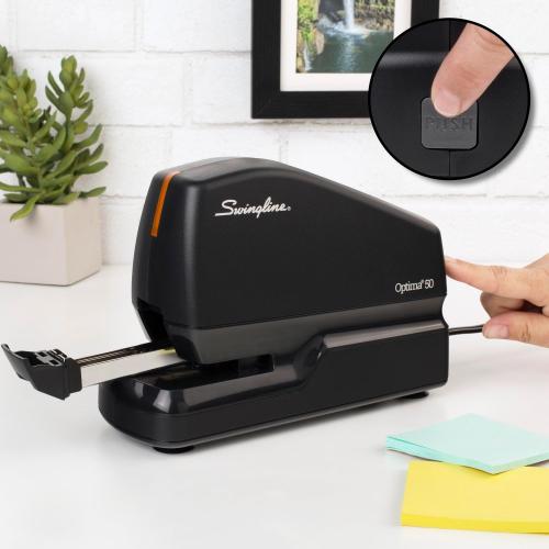 Swingline Electric Stapler Value Pack, 50 Sheet Capacity, includes Optima 50 Stapler, 5000 Staples and Staple Remover (48209)