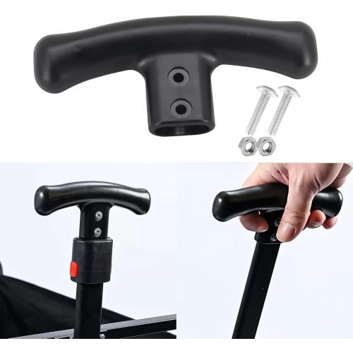 Trolley Handle for Camping Wagon/Beach Shopping Push Handle Replacement,Collapsible Cart Accessory,Attachment Spare Part Replacement Part for Camping Wagon Garden Shopping Cart