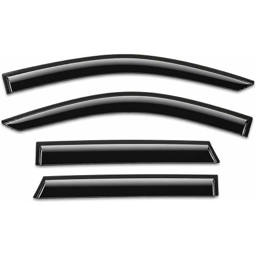 2015-2024 Tape-On Rain Guards for Ford Edge Extra Thick Side Window Deflector Visors SE SEL ST ST-Line Titanium 2016 2017 2018 2019 2020 2021 2022 2023
