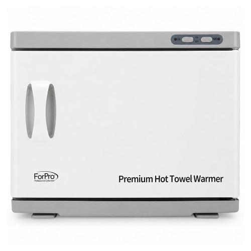 ForPro Professional Collection Premium Hot Towel Warmer, 23L Extra Large Capacity, Two Stainless Steel Racks, White