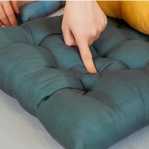 Seat Pads for Dining Chairs, Garden Chair Cushions with Ties, Soft Washable Square/Round Seat Cushions for Kitchen, Office, Outdoor, Patio, Classroom & Indoor Use set of 2