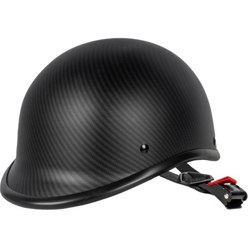 Vintage Motorcycle Half Helmet - Lightweight Low Profile Open-Face Half-Face Helmet – DOT Approved