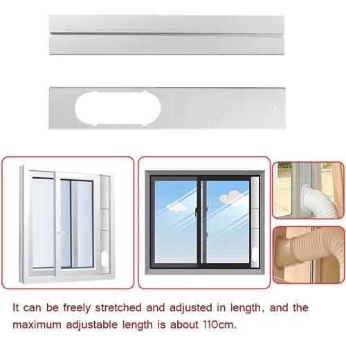 Universal AC Window Seal Kit - Adjustable Lightweight Panel for Sliding Doors & Windows