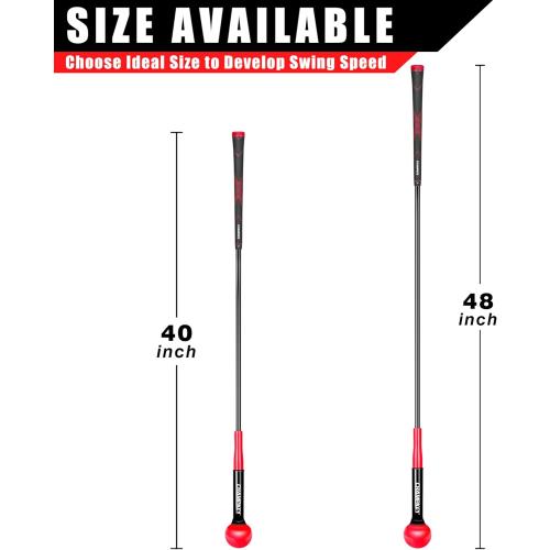 CHAMPKEY Golf Swing Trainer - Tempo & Flexibility Training Aids Warm-Up Stick Ideal for Golf Indoor & Outdoor Practice