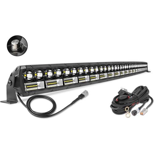 54 Inch Curved LED Light Bar, Auto Power Plus 702W Dual Row Driving Light Bar with Wiring Harness Off Road Lights Spot Flood Combo LED Work Lights Waterproof Fog Light for Jeep Truck ATV UTV Boat