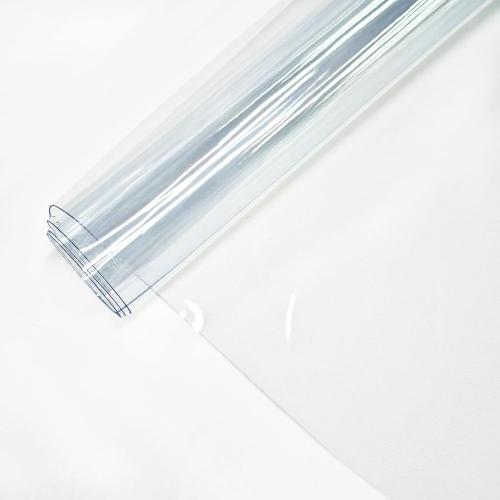 Clear Vinyl for Sewing, Clear PVC Vinyl Roll Waterproof Transparent Fabric for Bags, Hair Bows, Cosmetic Pouches, DIY Crafts