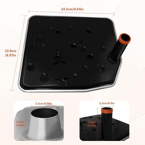 Transmission Filter with Gasket & Valve Body Module Connector & Valve Body Seal for Ford F150 F250 F350 Super Duty Expedition Mustang Lincoln Navigator, 6L2Z-7G276-AA AL3Z-7F401-A BL3Z7A098A FT-188