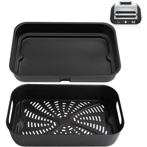 Cooking Pot and Combo Crisper Basket for Ninja Foodi FG551 DG551 DG651 | Non-Stick Air Frying Pot and Basket for Ninja Foodi Smart XL Indoor Grill Accessories
