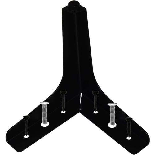 4Pack Metal Black Furniture Legs, 6Inch Industrial Style Sofa Replacement Legs, Heavy Duty Black Furniture Replacement Leg for Cabinet Table Cupboard Couch Desk Wardrobes