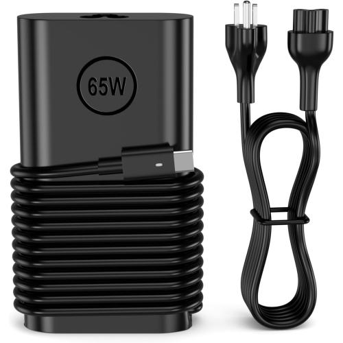 65W 45Watt USB C Charger for Dell Laptop Charger Replacement Dell Latitude 5520 5420 5320 5430 7420 7390 7320 7400 Dell XPS 13 15 Chromebook 3100 Computer Fast Charging Type C Power Supply Cord