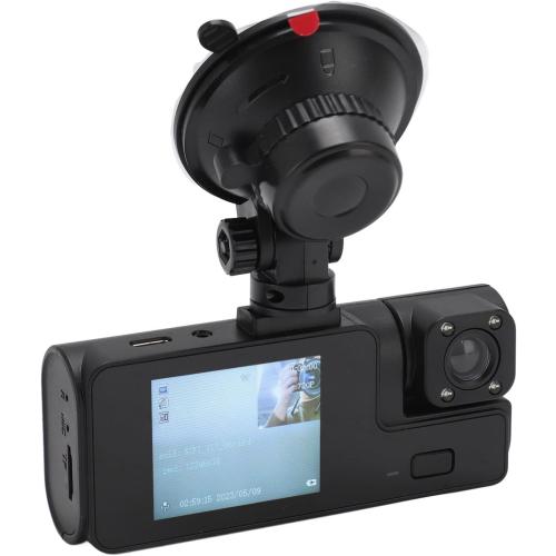 3 Channel Dash Cam, 5MP Dash Cam Front Rear and Inside, Triple Dash Camera, G Sensor, Motion Dectection, Night Vision