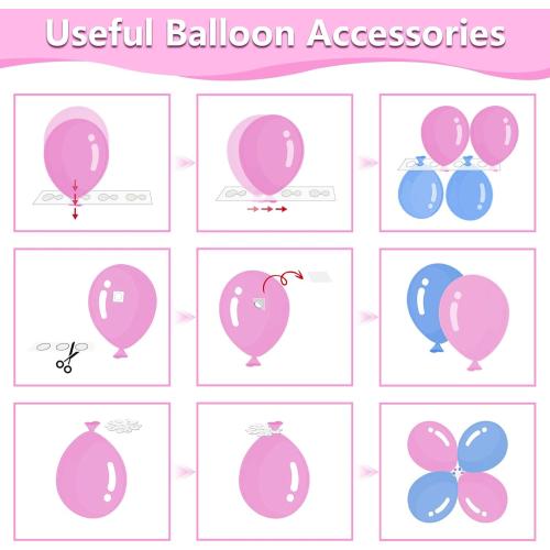 Balloon Pump Electric Party Decorations - Electric Balloon Pump for Balloon Arch Kit, Portable Dual Nozzle Balloon Inflator
