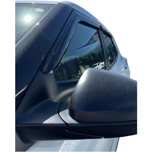 2021-2026 Tape-On Rain Guards for Chevrolet Chevy Trailblazer (Crossover) Side Window Visor Deflectors LS LT ACTIV RS Durable Tinted Shades 2022 2023 2024 2025