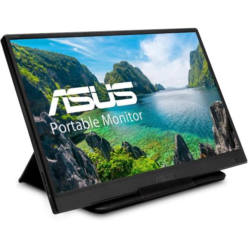 ASUS ZenScreen MB165B Portable USB Monitor- 15.6 inch, HD(1366x768), Narrow Bezel, USB-powered, Anti-glare surface