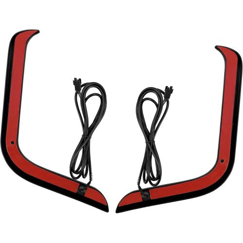 LED Lower Fairing Accent Lights Running Turn Signal Lamps Fit For Harley Touring Electra Street Road Glide Tri Glide 2006–2013 Black