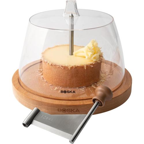 Boska Cheese Curler Amigo Stainless Steel - Best for Tête de Moine or Girolle - Multifunctional Rust-Proof Shredder - Manual Handheld Flaker - 10 Year Warranty