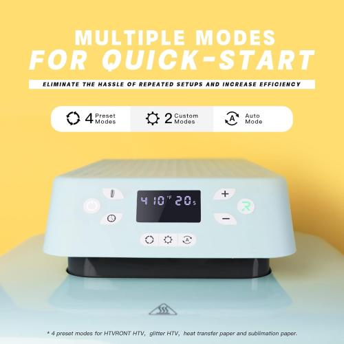 HTVRONT Auto Heat Press Machine for T Shirts - Heat Press 15x15 with Auto Release - Heats Up Fast & Heat Evenly, Professional Heat Press Machines for HTV, Sublimation, Heat Transfer Projects