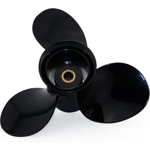 CAPTAIN Aluminum Outboard Propeller Fit Evinrude/Johnson Engines 8-15HP 13Tooth Spline RH