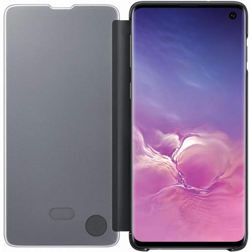 Samsung Original Galaxy S10 Protective Clear View Folio Cover Case - Black