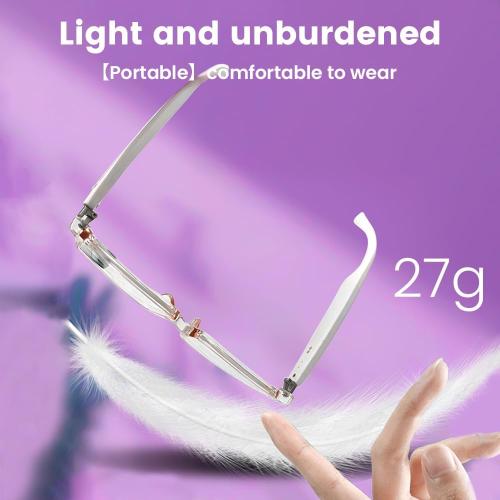 Smart Glasses Bluetooth Audio Sunglasses for Men Women with Dual Stereo Speakers, Open Ear Music &HD Calling, Touch &Voice Assistant, UV Protection——Transparent