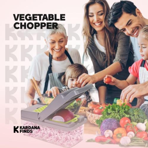 16 in 1 Vegetable Chopper, Vegetable Slicer W/Plastic Bags, Vegetable Chopper with Bowl, Vegetable Cutter, Tomatoes, Onions, Potatoes, Cucumbers, All Vegetables
