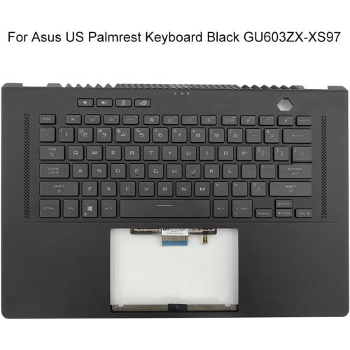 90NR08R1-R31US0 for Asus GU603ZX-XS97 GU603ZM-M16US Palmrest Keyboard Black