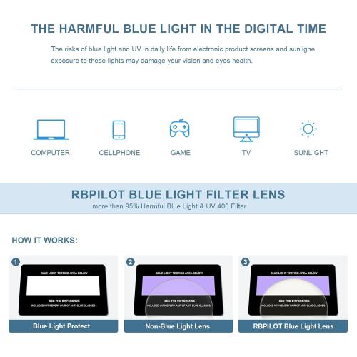 Aviator Reading Glasses for men and Women Blue Light Blocking Lens Spring Temple