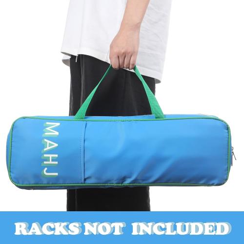 Aliceset Mahjong Rack Storage Bag 21 x 6.5 x 2 Inches Mahjong Gifts for Women Mah Jong Tile Bags with Zipper for Tiles and Pushers Rack Storage Bags Gifts Accessories(Only Bag)(Royal Blue)