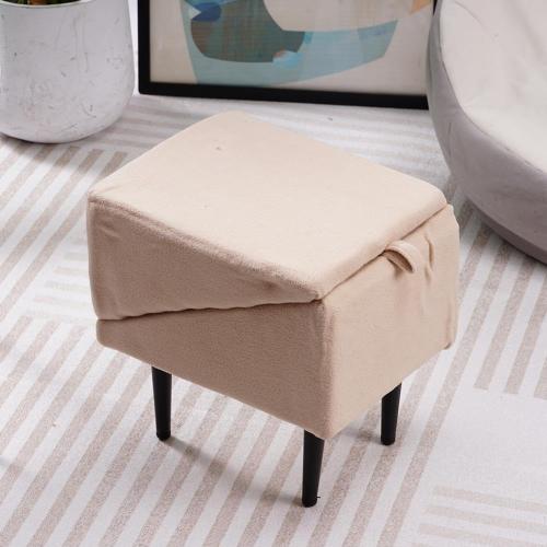 Color beige Dog Ramp for Couch, 2-in-1 Convertible Wooden Home Step Stool Dog Ramp Stairs, Doggie Ramp for Dogs Cats Or Pets Footrest