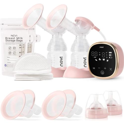 NCVI Electric Breast Pump 8782, Portable Hospital-Grade Double Pump