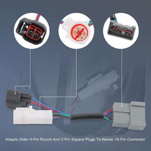 JDMSPEED New Mirrors Power Heated Upgrade Harness Adapter LH RH Pair Set Replacement For Ford Excursion 2000-01, Replacement For Ford F250 F350 F450 F550 1999 2000 2001 2002 2003 Mirror Wiring Adapter