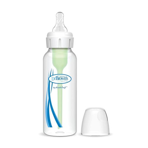 Dr. Brown's Anti-Colic Options  Narrow Baby Bottle, 8 oz,