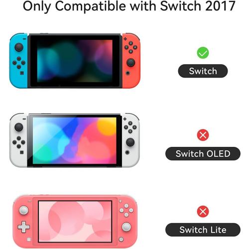 GeekShare Protective Case Compatible with Switch, Slim Shock-Absorption and Anti-Scratch Skin Cover - Alchemy Cat Design (for Regular Switch)