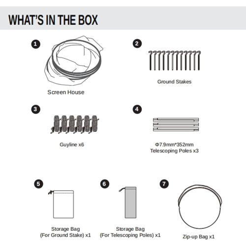 Portable Screen House Tent with Mosquito Net - Instant Pop-Up Gazebo Canopy for Camping, Backyard, Patio & Deck - UV Protection Outdoor Shelter (10'X10'X8.2')