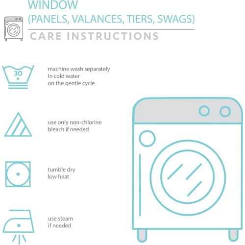 Lush Decor Block Border Grommet Blackout Window Curtain Panel Single 40 W x 84 L White & Navy - Blackout Curtains for Bedroom - White Curtains