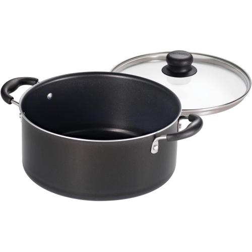 Tramontina Primaware 15-Piece Non Stick Cookware Set with Lids and Utensils, Aluminum Nonstick Pots and Pans Kitchen Set (Storm) MAY HAVE MISSING PIECES