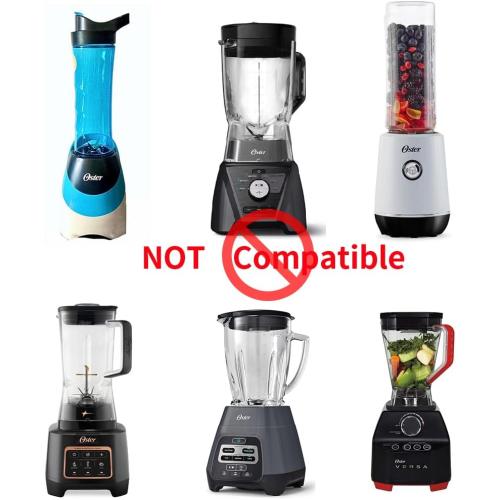 Replacement parts 6-Cup Glass Jar With Blade, Compatible with Oster Blenders