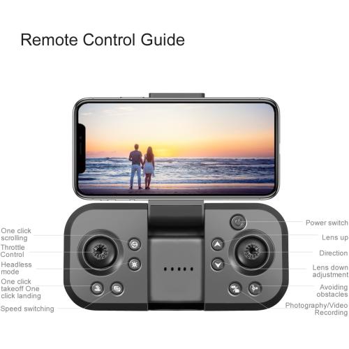 ikaufen S150 Drone with Camera for Adults GPS RC Drone With 4K HD Camera WiFi FPV Foldable Quadcopter Aircraft  2 Battery