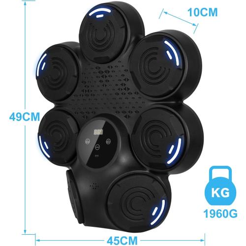 Smart Boxing Machine, 9 Speed-Modes Interactive Punching Trainer with Gloves, Music Boxing Machine Punching Equipment, Home Workout Boxing Target Machine with Wall Mounted