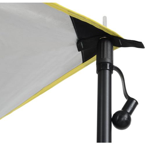 Green Elephant Camping Tarp Poles - Adjustable Aluminum Telescoping Tent Poles for Tarps, Canopy & Awning - Heavy Duty Collapsible Pole Set of 4 - Extends 8ft, Shrinks to 2ft - Caravan & Beach Shade