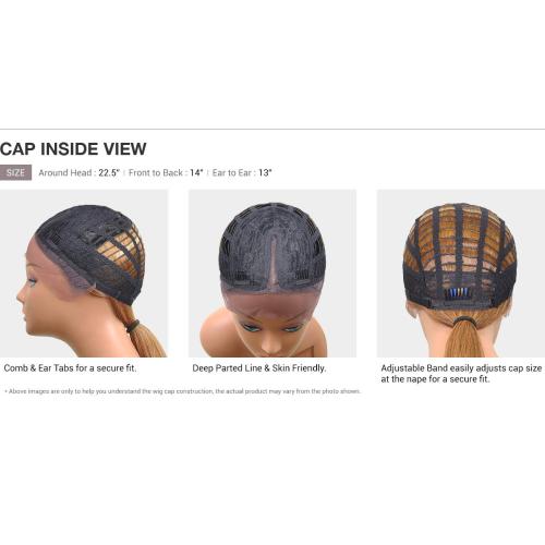 FreeTress Equal HD Lace Front Wig Level Up - KAMALA (FFHOTCHOCO)