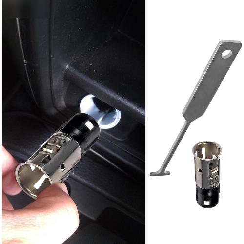 Cigarette Lighter Socket,Cigarette Lighter Removal tool,Cigarette Lighter Assembly with Dismantle Tool,Standard Replacement OEM #25776667 J42059 25774623 Accessories,Compatible With GM