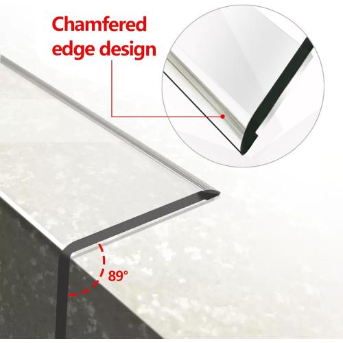 Wall Corner Protector - 2PCS, 31.5x1.18 - Self Adhesive Clear Corner Protectors for Walls, Cabinet Doors, Edge Protector Trim; Easy to Install Corner Guards for Walls (80cm x 3cm)