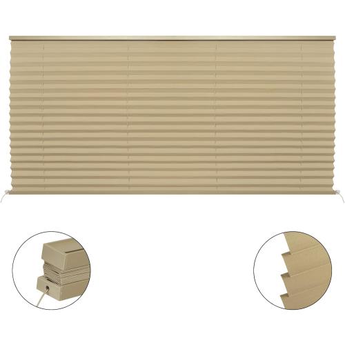 RV Blinds for Camper Window, RV Shades Window Pleated Shades,Camper Blinds for Travel Trailer Motor Coach Motorhome-50 W x 24 L