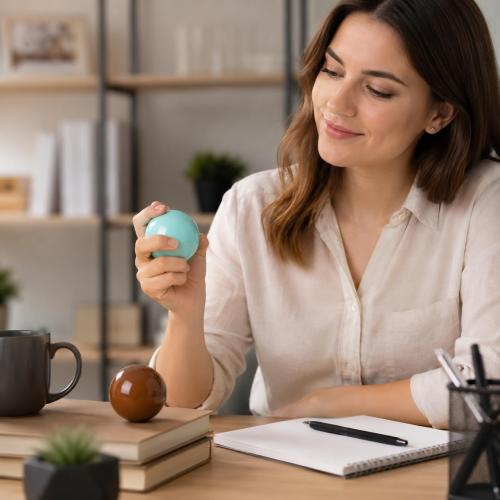 2 PCS Wax Cracking Squishy, Crunchy Stress Ball with Satisfying Crackling Sound for Stress Relief, Desk Display and Sensory Relaxation, in Chocolate Brown and Macaron Colors