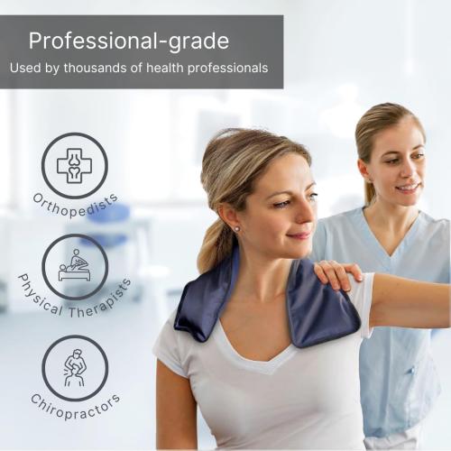 FlexiKold Gel Neck Ice Pack (23 X 8 X 5) - Reusable Cold Pack Compress (Therapy for Pain, Injuries of Neck, Lower Back, Shoulder, wrap Around Knee, Foot, Thigh, Elbow) - A6301-COLD