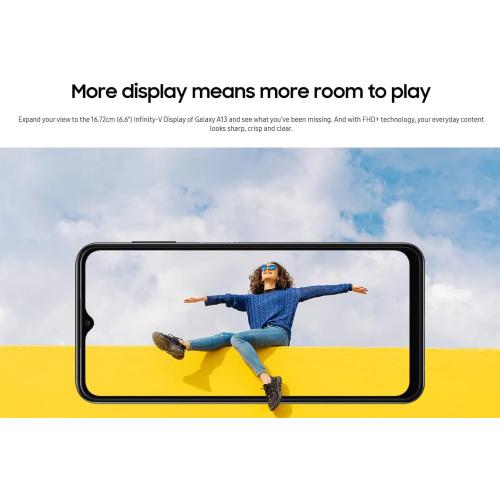 Samsung Galaxy A13, 32GB, Black - Unlocked