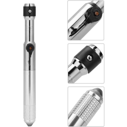 Silver Handpiece for Foredom, Flexible Shaft Machine, Quick Change Handpiece Chuck Key Rotary Machine Flexible Shaft Tools