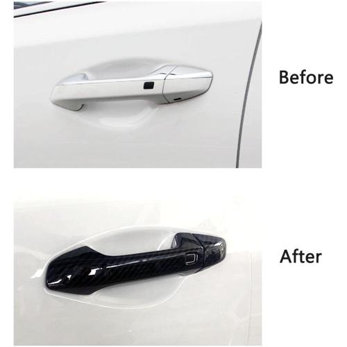 Exterior Door Handle Cover for Hyundai Elantra Sedan Avante 2011-2014 Carbon Fiber Exterior Door Handle Cover Trim Car Exterior Accessories