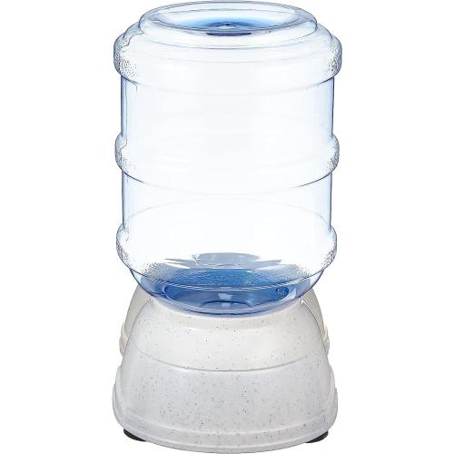 Amazon Basics Gravity Pet Water Dispenser for Cat and Dog, Easy to Clean, 135.3fl.oz Capacity, Small